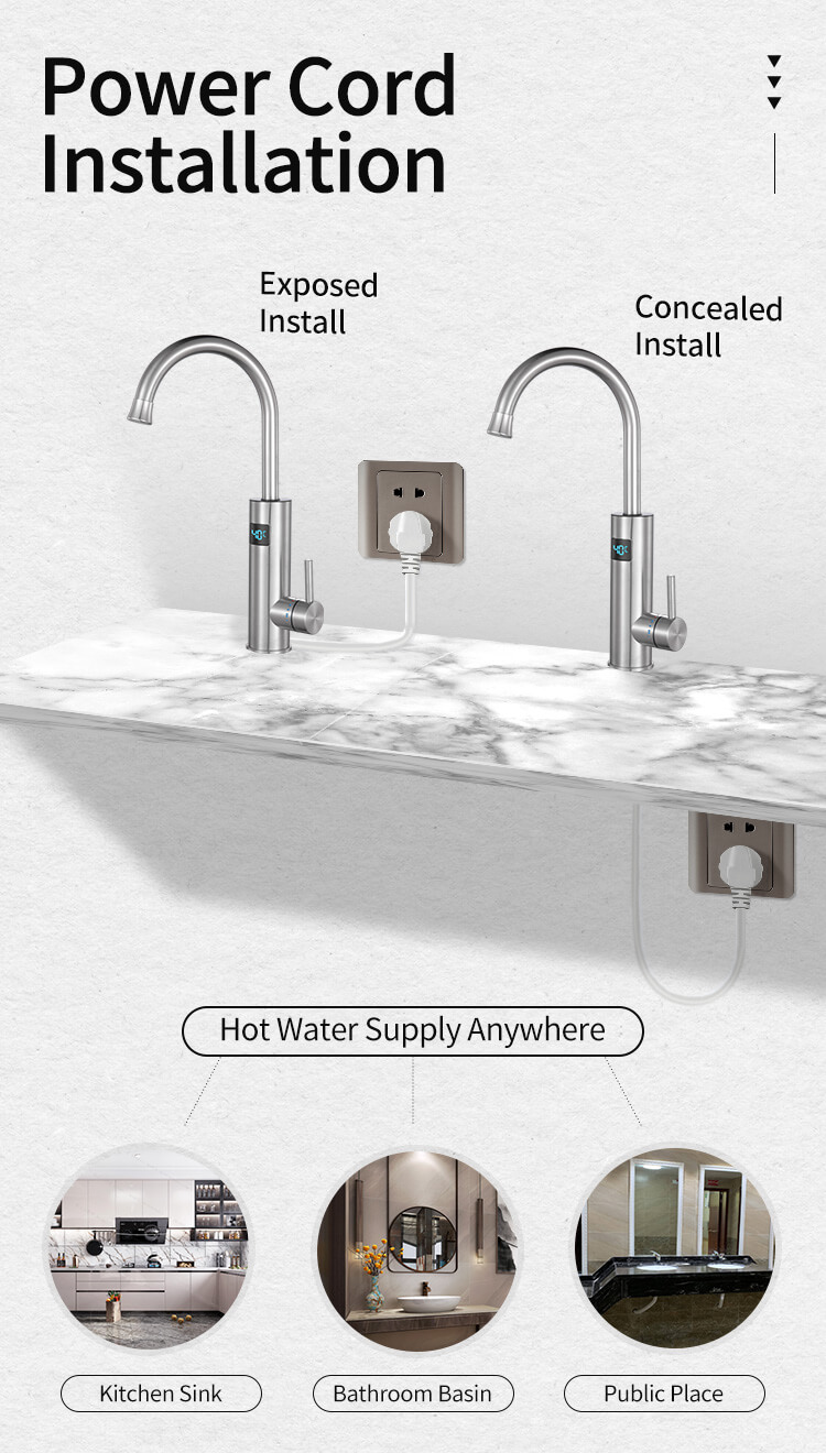 measurement of two JNOD electric water heating tap 01