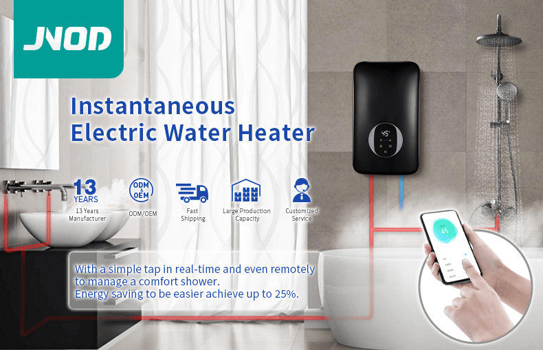 multiple qualities of a JNOD electric water heating solution for residential spaces 01