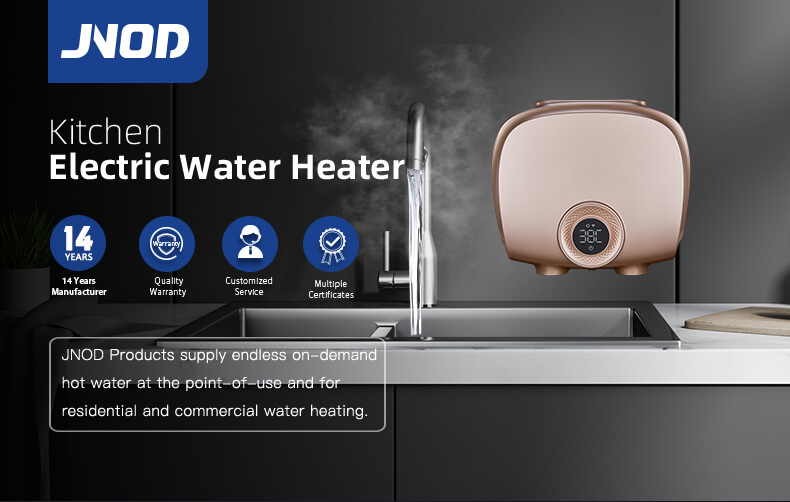 qualities of a copper JNOD electric sink water heater 01
