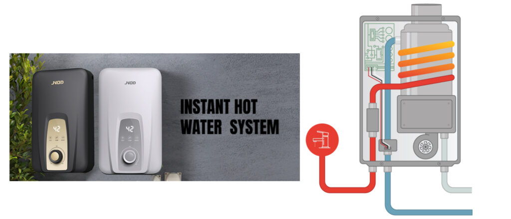 instant electric water heater system