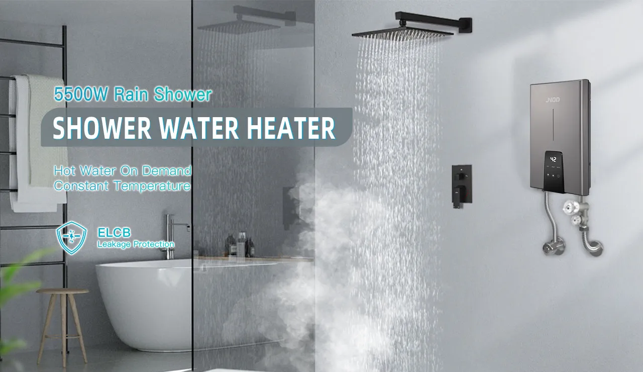 calentador de agua eléctrico sin depósito de bajo consumo JNOD QA-T con más de un 98% de eficacia calorífica