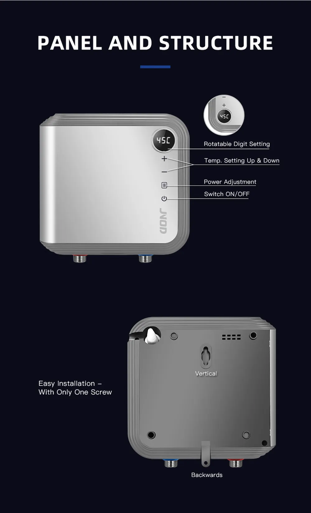 small kitchen water heater 3108