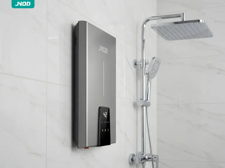 JNOD compact instant electric water heater for tiny home bathroom