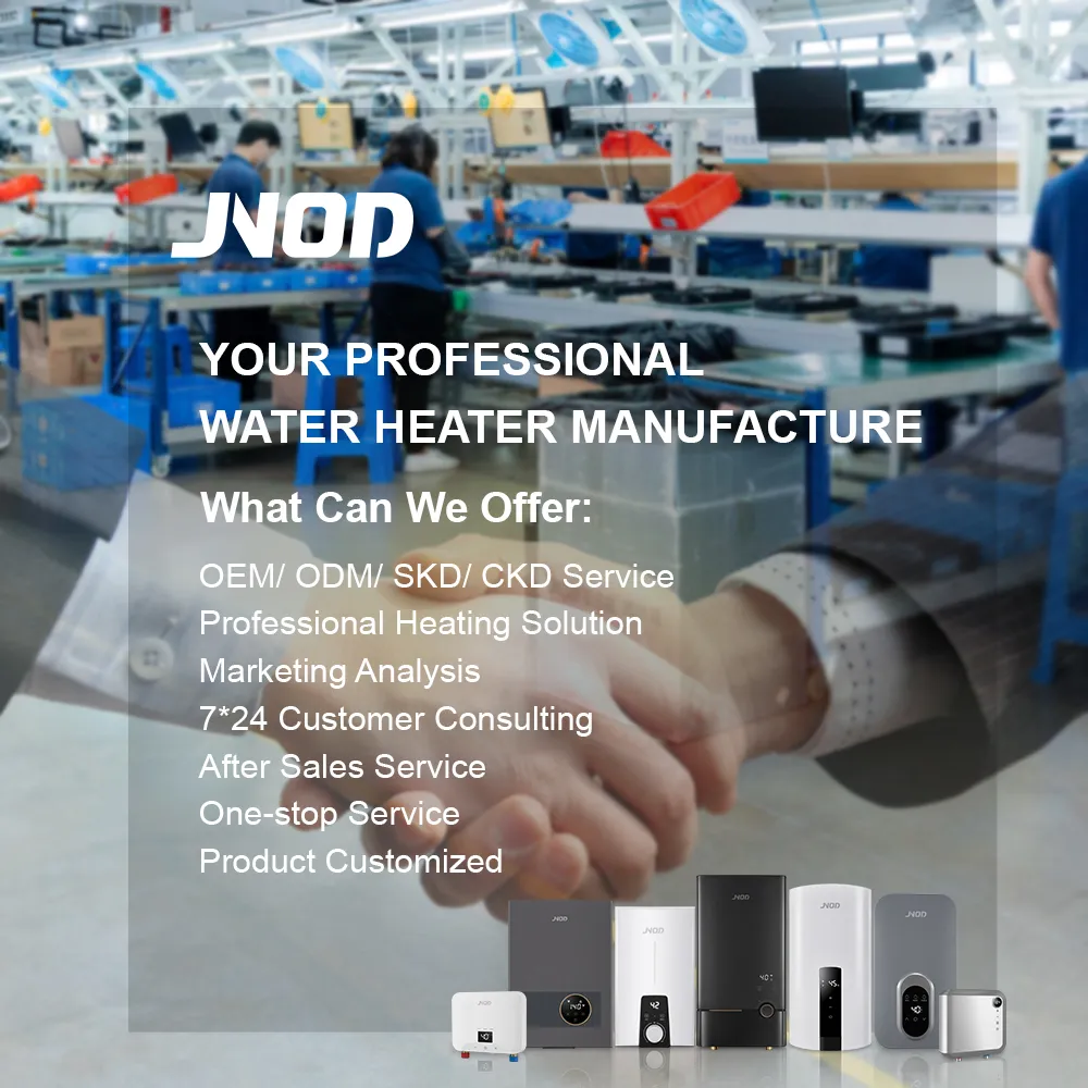 سخان المياه الكهربائي الفوري JNOD نظام الماء الساخن القابل للتطوير لمطوري العقارات