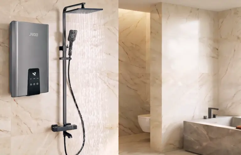 JNOD tankless water heater shower, bathtub, bathroom